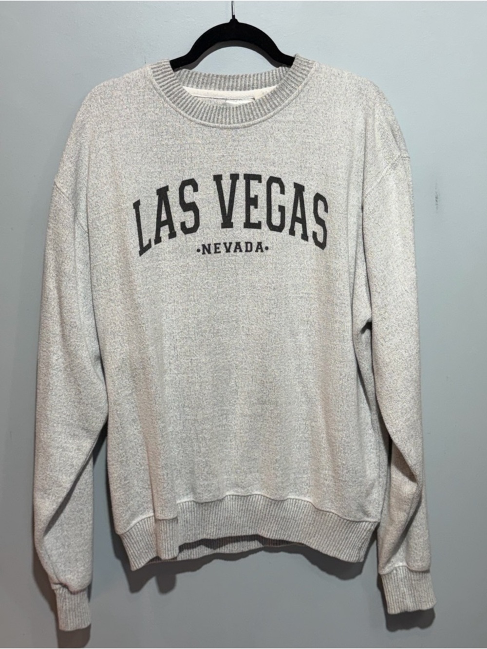Las Vegas Sweater-Material Pullover Sweatshirt